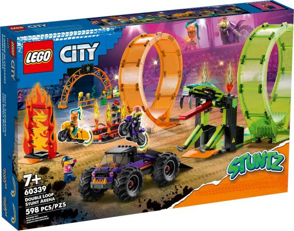 LEGO City Dubbele looping stuntarena - 60339