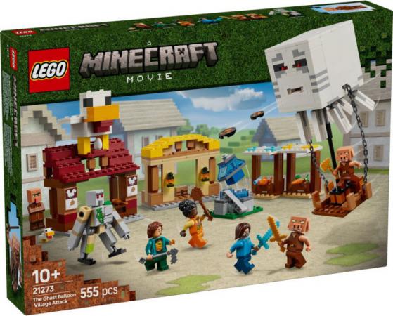 LEGO Minecraft De Ghast-ballon aanval op het dorp - 21273