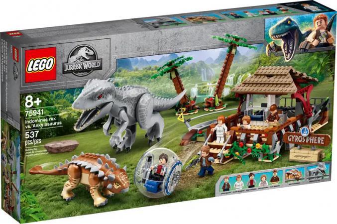 LEGO Jurassic World Jurassic Park Indominus Rex vs. Ankylosaurus