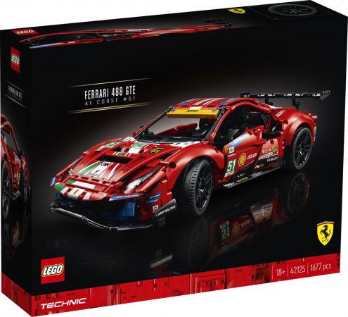 LEGO Technic Ferrari 488 GTE AF Corse 51 - 42125V