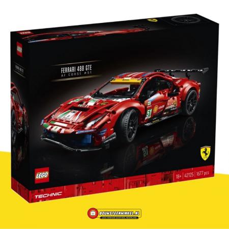 LEGO Technic Ferrari 488 GTE AF Corse 51 - 42125T