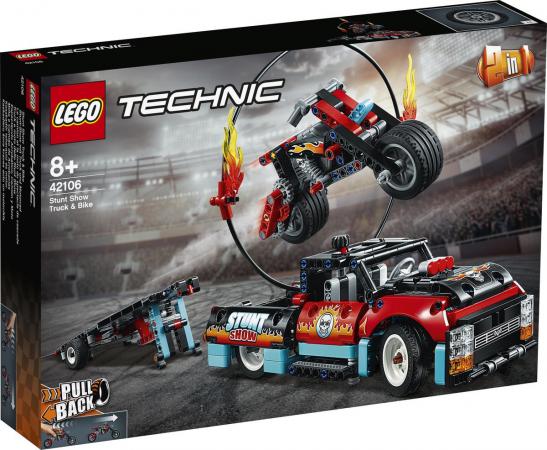 LEGO Technic Truck en Motor voor Stuntshow - 42106A
